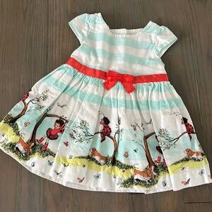 🐞Ladybug Girl Short Sleeve Summer Dress size 12 months